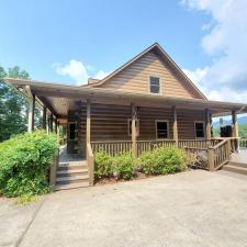 Cabin Staining in Hiawassee, GA 16